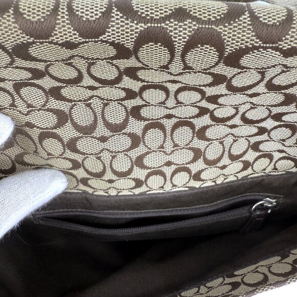 Coach F70283 Signature Messenger Camel - Picture 8 of 15